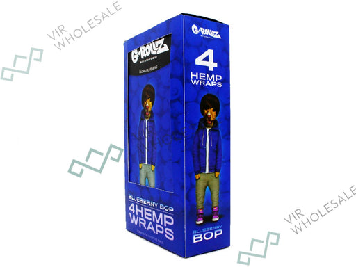 G - ROLLZ Hemp Wraps - 15 Per Box - 4 Per Pack - Blueberry Bop - VIR Wholesale