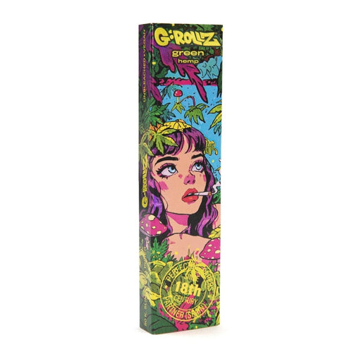 G-Rollz 'Jungle' 50 King Size Green Papers + Tips (20 Booklets Display) - VIR Wholesale