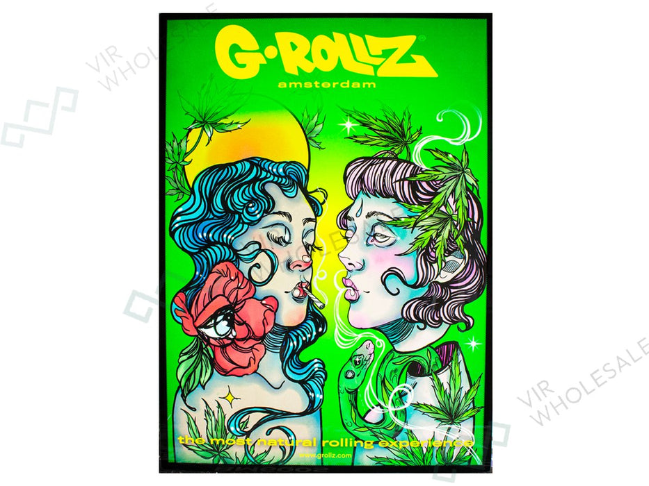 G - Rollz Light Up Poster Sign - Large - VIR Wholesale