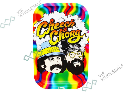 G - Rollz Medium Rolling Tray - Cheech & Chong - Trippy - VIR Wholesale