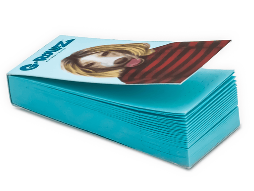 G - Rollz Pets Rock “Grunge” Blue Filter Tips – Full Display Box - VIR Wholesale
