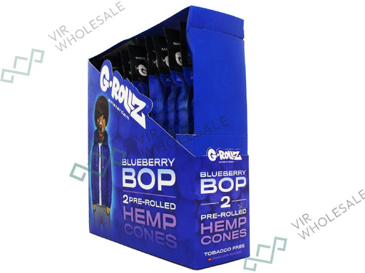 G - ROLLZ Pre - Rolled Hemp Cones - 12 Packs Per Box - 2 Cones Per Pack - Blueberry Bop - VIR Wholesale