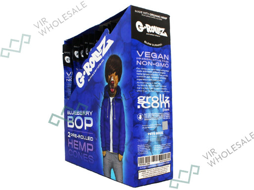 G - ROLLZ Pre - Rolled Hemp Cones - 12 Packs Per Box - 2 Cones Per Pack - Blueberry Bop - VIR Wholesale