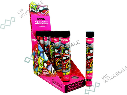 G - ROLLZ - Terpene Blunt Cones - 12 Per Box - 2 Per Pack - Candy Crunched - VIR Wholesale