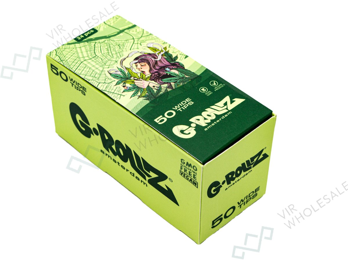 G-ROLLZ Wide Filter Colossal Dream Tips (Organic Green) — VIR Wholesale