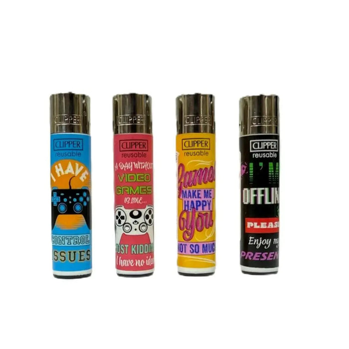 CLIPPER Lighters Printed 48’s Various Designs – Gaming Quotes 4/4
