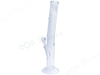 Glass Bong - Clear 17” Curved Straight Art with Logo - VIR Wholesale