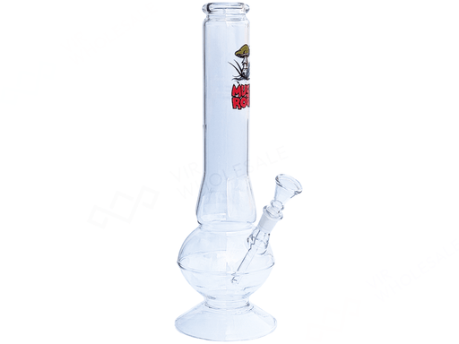 Glass Bong - Mushroom Design 14” Beaker - VIR Wholesale