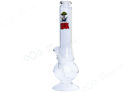 Glass Bong - Mushroom Design 14” Beaker - VIR Wholesale