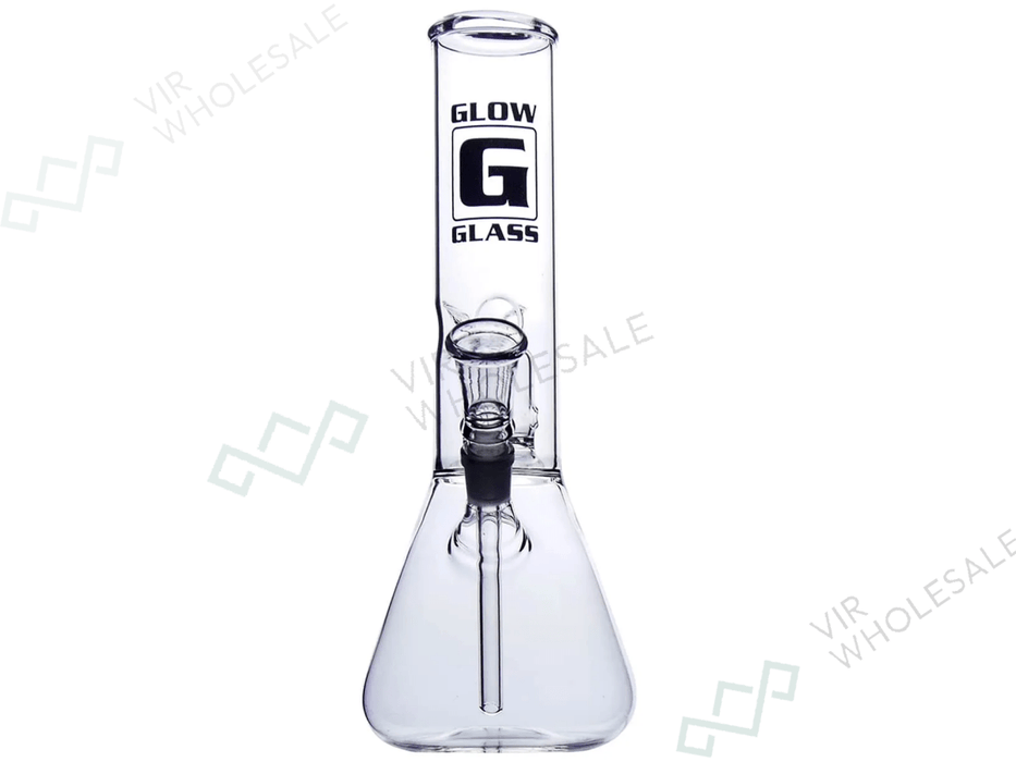 Glow Glass Biker Glass Bong – Model 2649, 28 cm, 14.5 mm, 50 mm - VIR Wholesale