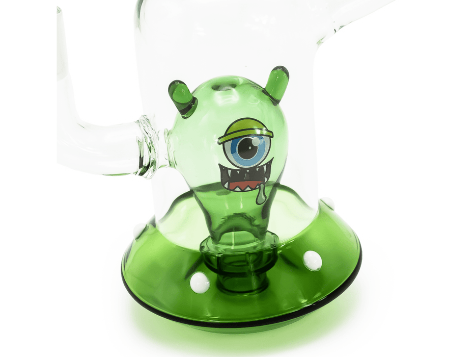 Grace Glass Spaceship Alien Bong – Green (18cm) - VIR Wholesale