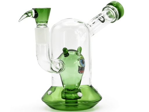 Grace Glass Spaceship Alien Bong – Green (18cm) - VIR Wholesale