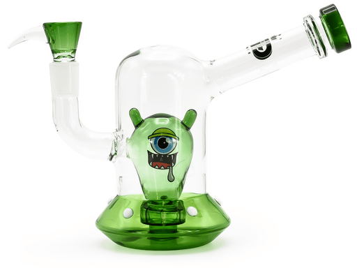 Grace Glass Spaceship Alien Bong – Green (18cm) - VIR Wholesale