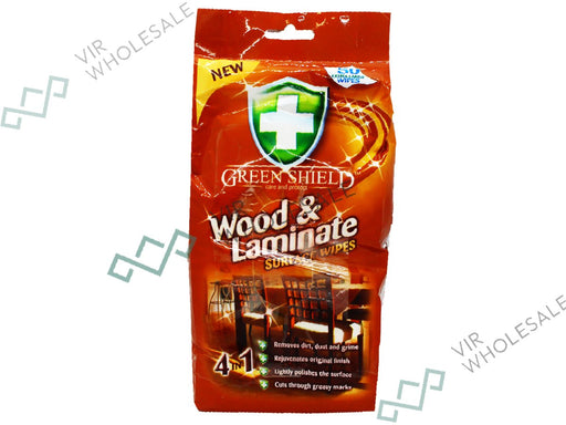 Green Shield Wood & Laminate Wipes - VIR Wholesale