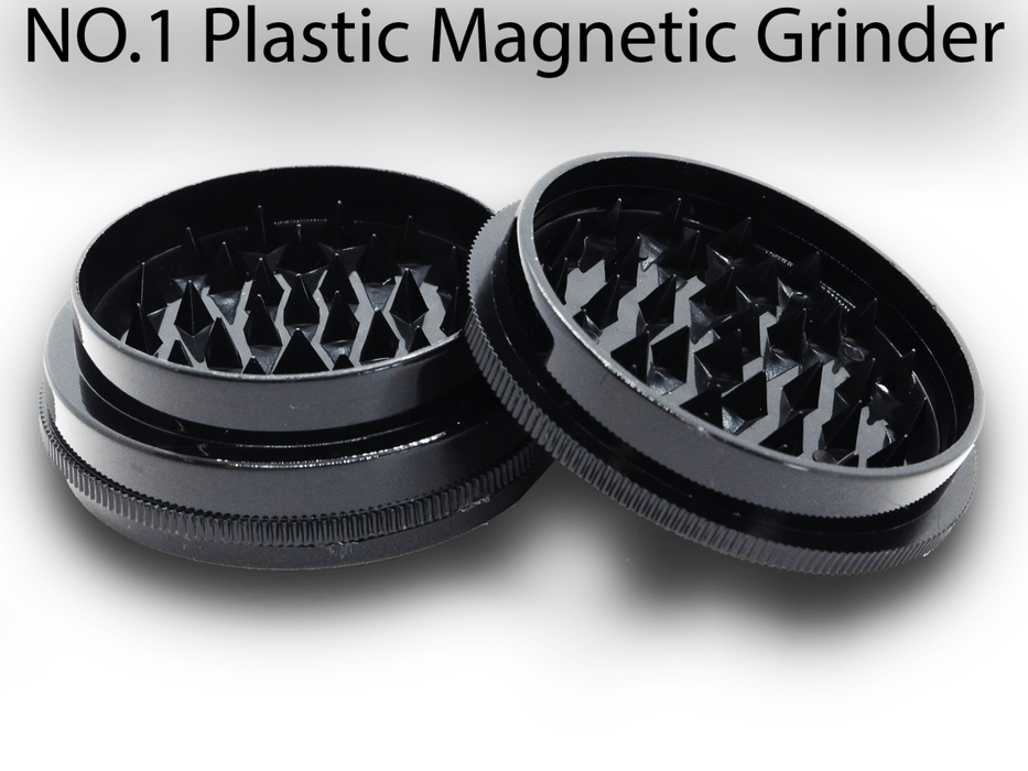 GRINDER Magnetic No 1 Plastic (Original Shark Teeth) – Single (Black) - VIR Wholesale
