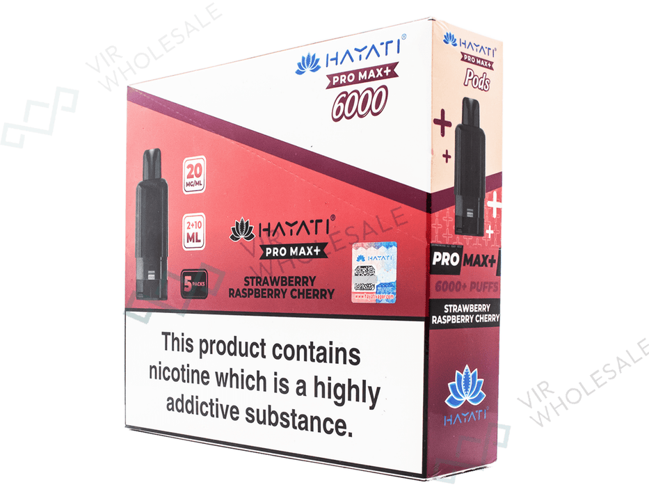 Hayati Pro Max Refill Pods 6000 Puffs - 5 Per Box VIR Wholesale Hayati Pro Max Refill Pods 6000 Puffs - 5 Per Box VIR Wholesale