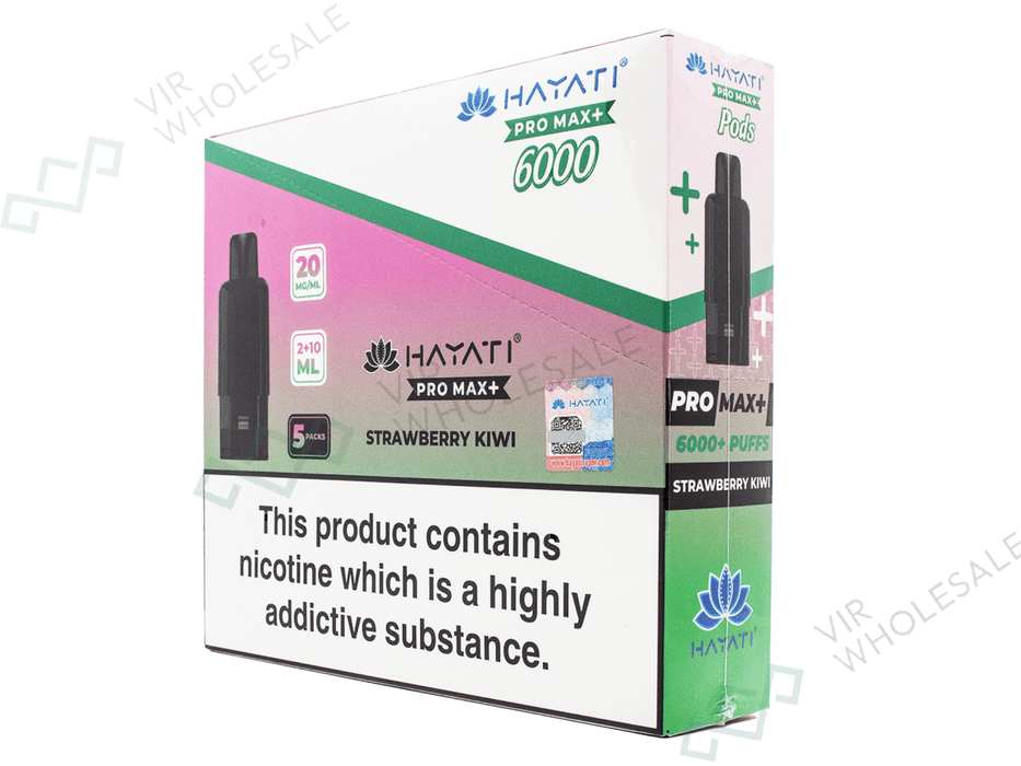 Hayati Pro Max Refill Pods 6000 Puffs - 5 Per Box VIR Wholesale Hayati Pro Max Refill Pods 6000 Puffs - 5 Per Box VIR Wholesale