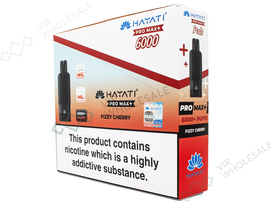 Hayati Pro Max Refill Pods – 6000 Puffs - 5 Per Box