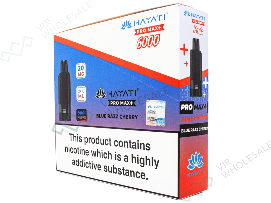 Hayati Pro Max Refill Pods 6000 Puffs - 5 Per Box VIR Wholesale Hayati Pro Max Refill Pods 6000 Puffs - 5 Per Box VIR Wholesale