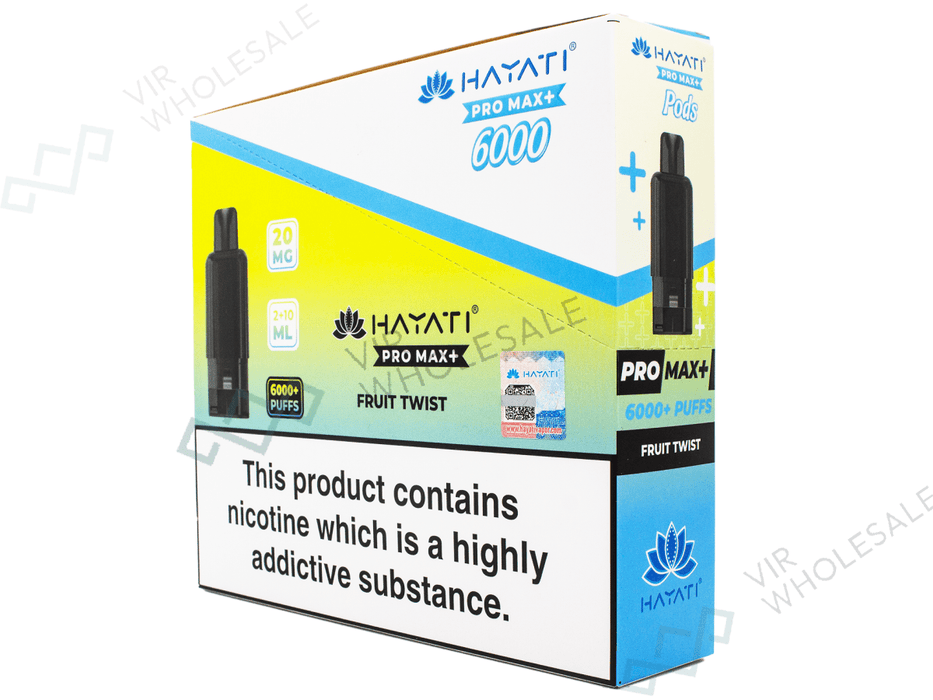 Hayati Pro Max Refill Pods – 6000 Puffs - 5 per Box - VIR Wholesale