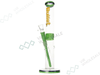 Heavy Glass Bong – Model 1212, 44 cm, 18.8 mm Joint, Green Honeycomb Side Chillum - VIR Wholesale