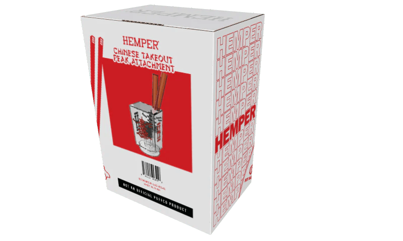 HEMPER Chinese Takeout Puffco Peak Attachment (5.3" Height) - VIR Wholesale