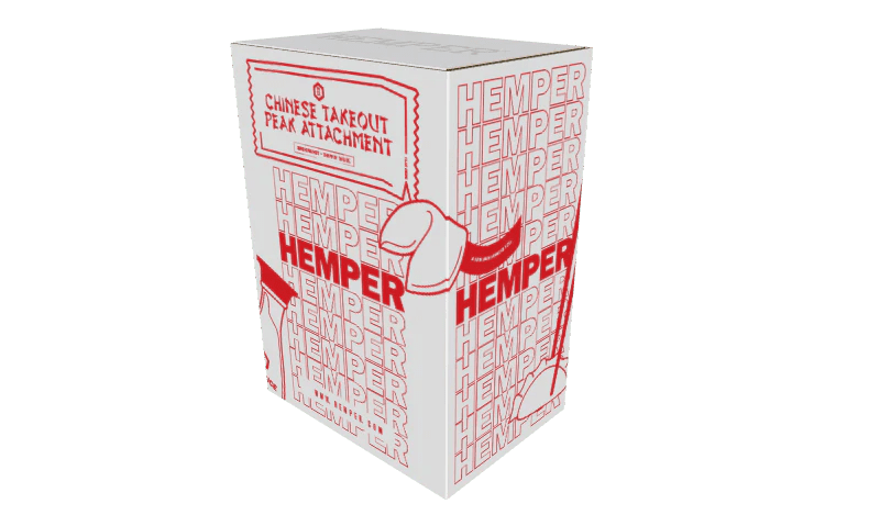 HEMPER Chinese Takeout Puffco Peak Attachment (5.3" Height) - VIR Wholesale