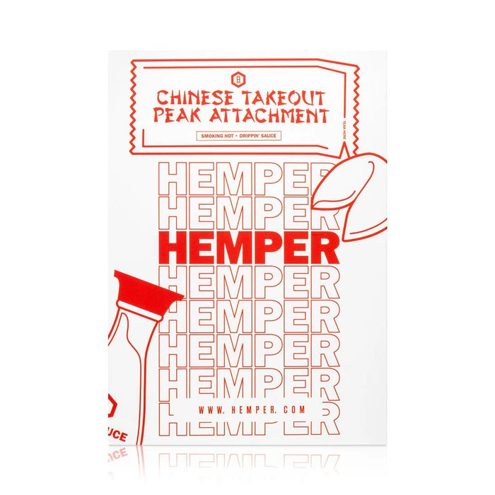 HEMPER Chinese Takeout Puffco Peak Attachment (5.3" Height) - VIR Wholesale