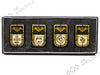KANTAI Metal Zippo Lighters - 4 Pack Assorted Styles - VIR Wholesale
