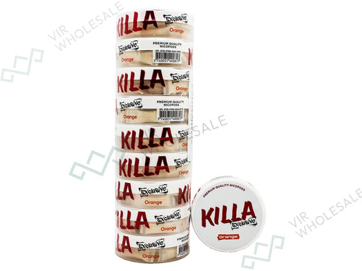 Killa Nicopods - 16mg Nicotine Per Pouch - 20 Pouches Per Can - 10 Cans Per Pack - VIR Wholesale