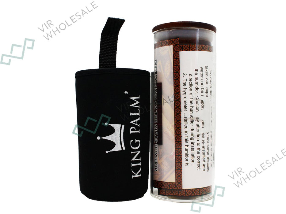 King Palm Cylinder Humidor Jar - VIR Wholesale