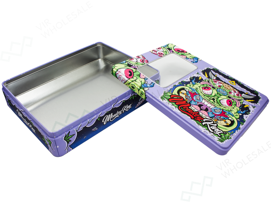 Large Metal Storage Boxes – Monkey King Designs (design may vary) - VIR Wholesale