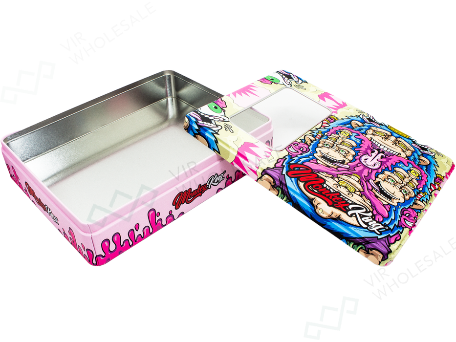 Large Metal Storage Boxes – Monkey King Designs (design may vary) - VIR Wholesale