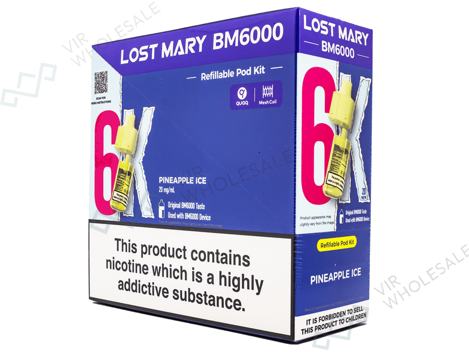Lost Mary BM6000 Refill Pods – 5 Per Box - VIR Wholesale