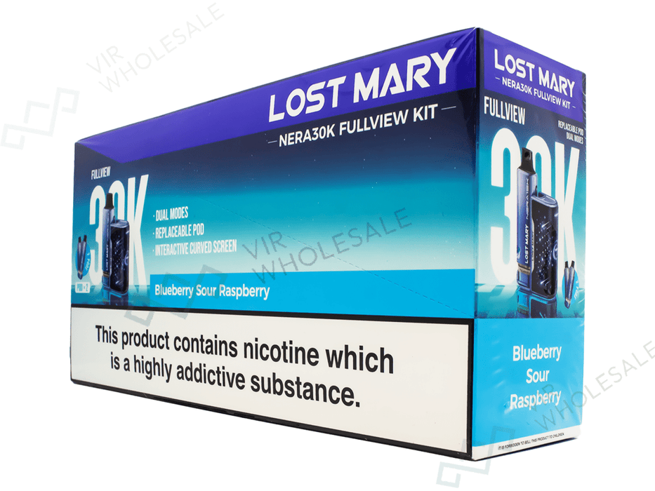 Lost Mary Nera 30K Puffs - 5 Vapes Per Box - Complaint After June (2025) - VIR Wholesale