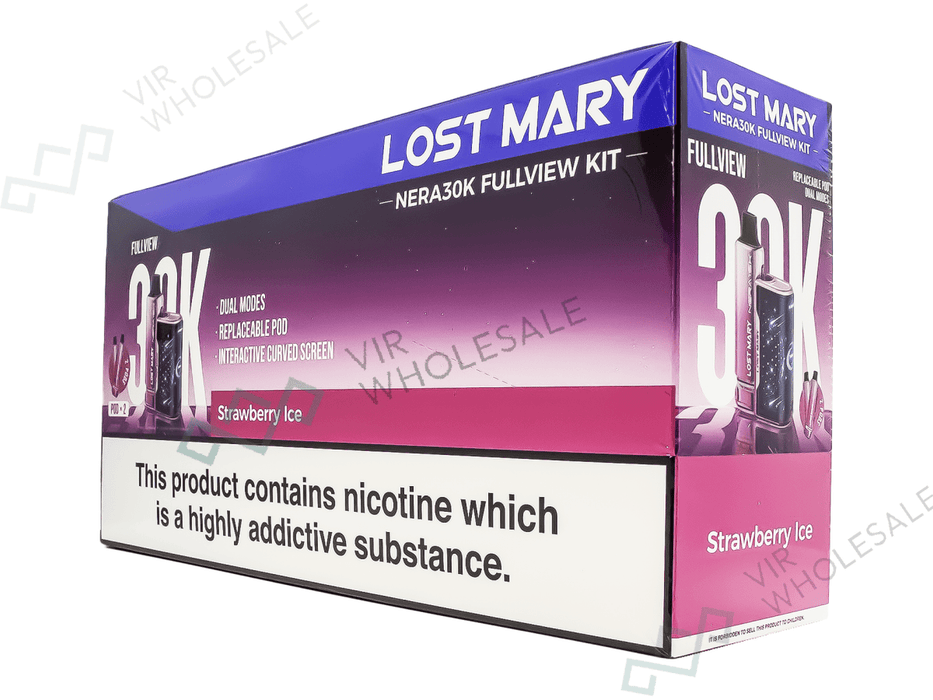 Lost Mary Nera 30K Puffs - 5 Vapes Per Box - Complaint After June (2025) - VIR Wholesale
