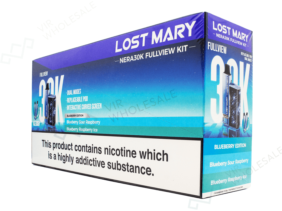Lost Mary Nera 30K Puffs - 5 Vapes Per Box - Complaint After June (2025) - VIR Wholesale