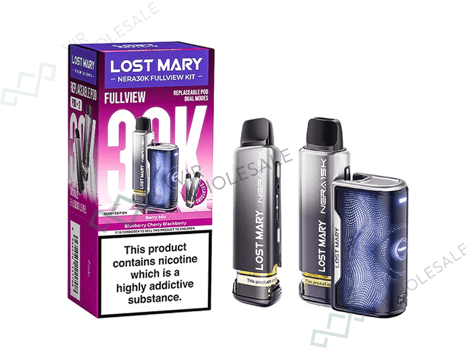 Lost Mary Nera 30K Puffs - 5 Vapes Per Box - Complaint After June (2025) - VIR Wholesale