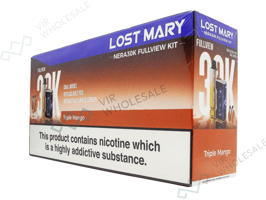 Lost Mary Nera 30K Puffs - 5 Vapes Per Box - Complaint After June (2025) - VIR Wholesale