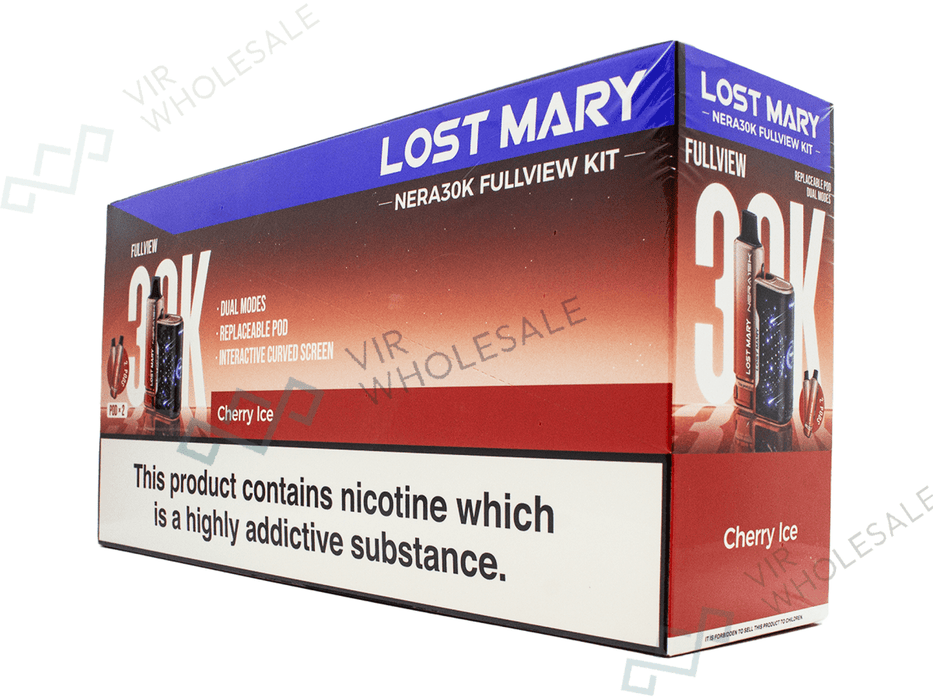 Lost Mary Nera 30K Puffs - 5 Vapes Per Box - Complaint After June (2025) - VIR Wholesale