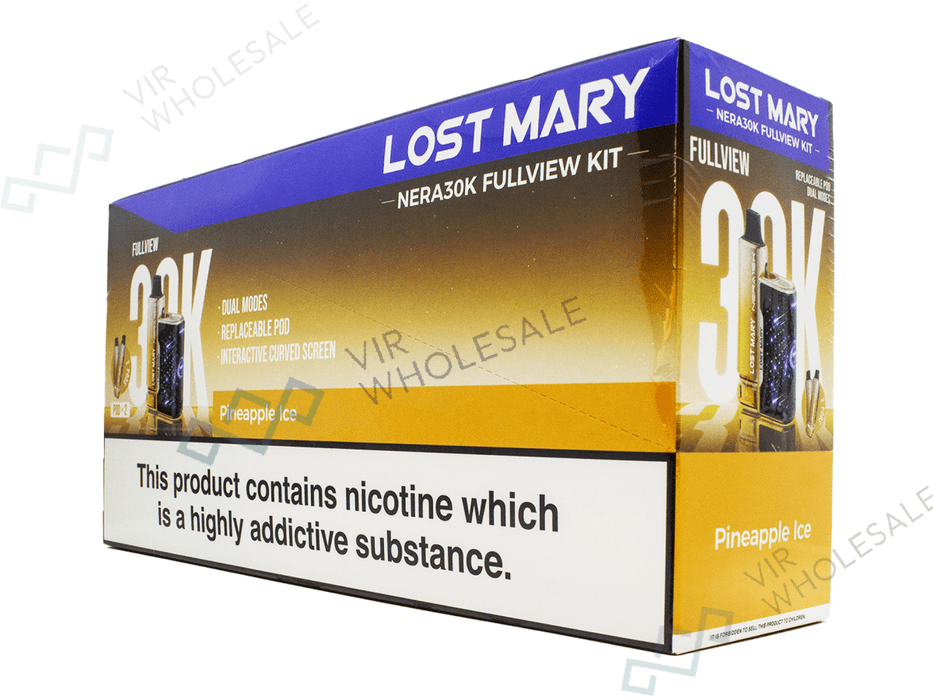 Lost Mary Nera 30K Puffs - 5 Vapes Per Box - Complaint After June (2025) - VIR Wholesale