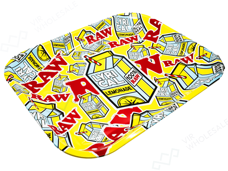 Lyical Lemonade X RAW Rolling Tray - Large - VIR Wholesale
