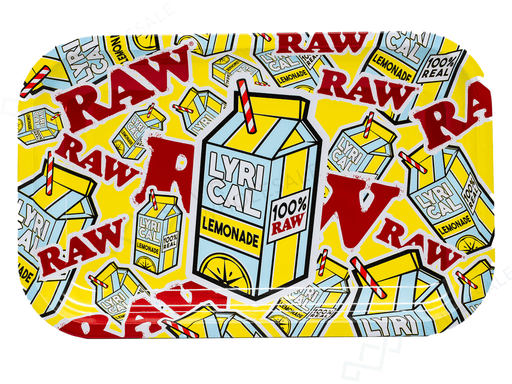 Lyical Lemonade X RAW Rolling Tray - Small - VIR Wholesale