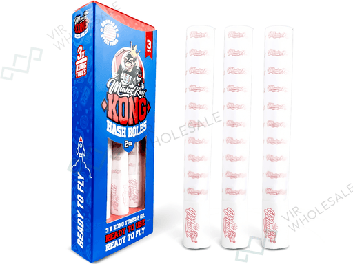 Monkey King Kong Tubes: Hash Holes – 3x Organic Pre - Rolled Tubes (10 Pack) - VIR Wholesale