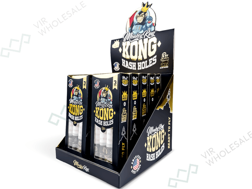 Monkey King Kong Tubes: Hash Holes – 3x Organic Pre - Rolled Tubes (10 Pack) (Copy) - VIR Wholesale