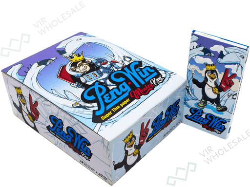 Monkey King “PengWin” Rolling Papers – Full Box – 32 Tips & Papers - VIR Wholesale