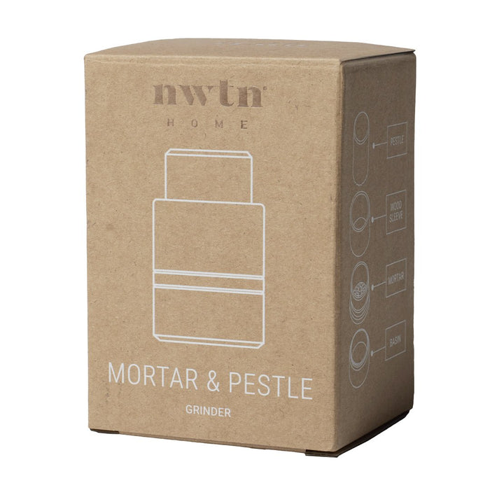 Mortar & Pestle Grinder – Walnut - VIR Wholesale