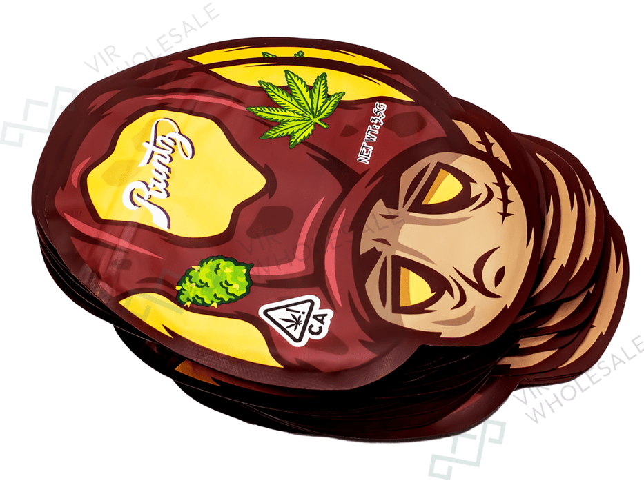 Mylar Bags (3.5g) RUNTZ MUSHROOM (Pack of 50) - VIR Wholesale