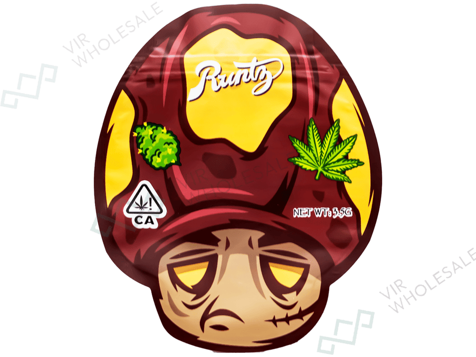 Mylar Bags (3.5g) RUNTZ MUSHROOM (Pack of 50) - VIR Wholesale
