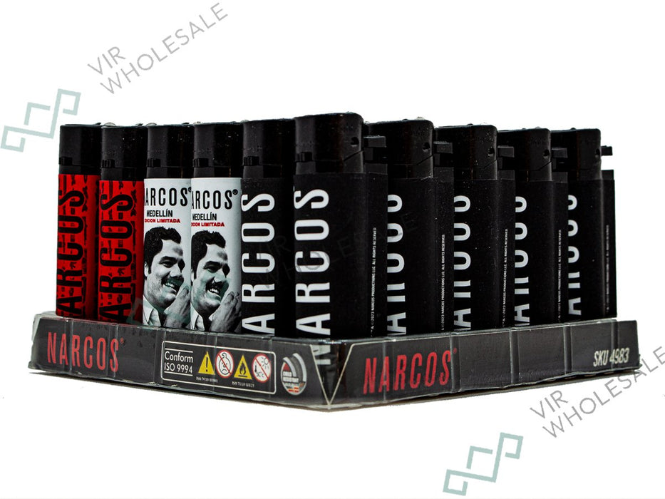 Narcos Lighters Display (30 - Pack) - Design 2 - VIR Wholesale